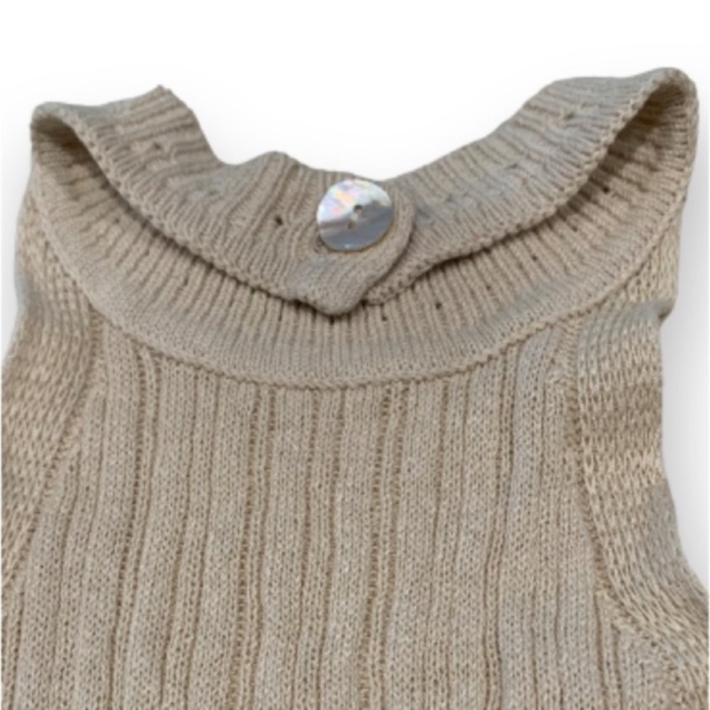NWT! REVOLVE Tan Ribbed Halter Top - Picture 7 of 8
